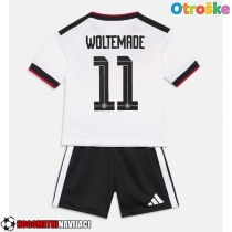 Otroške Nogometnih dresov Nemčija Nick Woltemade #11 Domači SP 2026 Kratki rokavi (+ hlače)